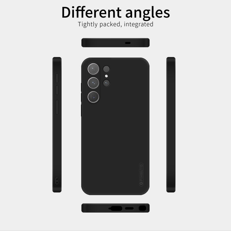 For Samsung Galaxy S24 Ultra 5G PINWUYO Sense Series Liquid Silicone TPU Phone Case(Black)