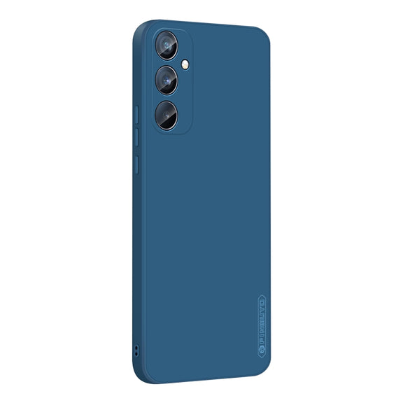 For Samsung Galaxy S24 FE 5G PINWUYO Sense Series Liquid Silicone TPU Phone Case(Blue)