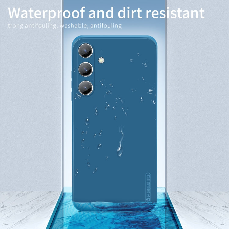 For Samsung Galaxy S25 5G PINWUYO Sense Series Liquid Silicone TPU Phone Case(Black)