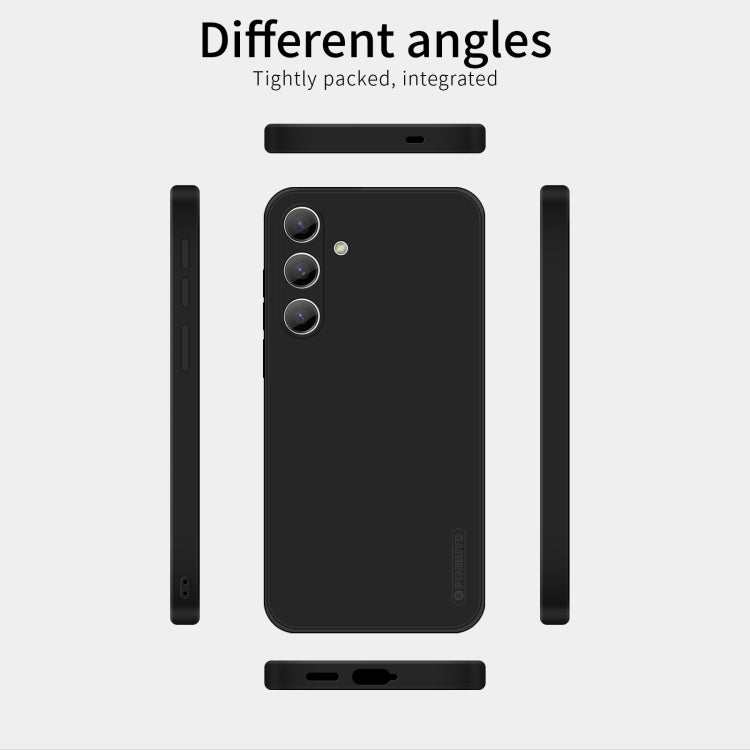 For Samsung Galaxy S25 5G PINWUYO Sense Series Liquid Silicone TPU Phone Case(Black)