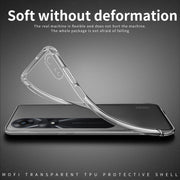 For OPPO A58 4G MOFI Ming Series Transparent Ultra-thin TPU Phone Case(Transparent)