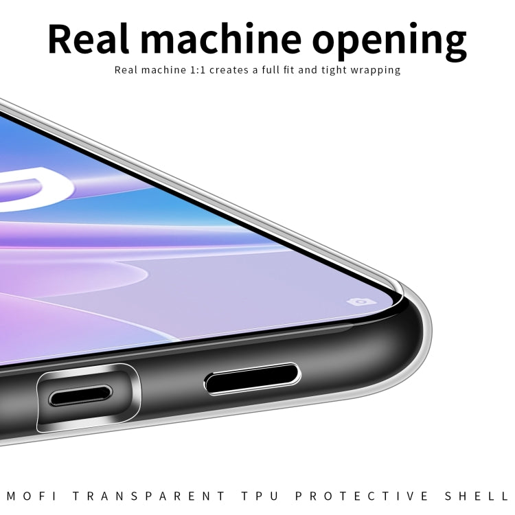 For OPPO A58 4G MOFI Ming Series Transparent Ultra-thin TPU Phone Case(Transparent)