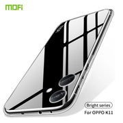 For OPPO K11 MOFI Ming Series Transparent Ultra-thin TPU Phone Case(Transparent)