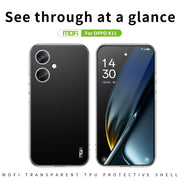For OPPO K11 MOFI Ming Series Transparent Ultra-thin TPU Phone Case(Transparent)