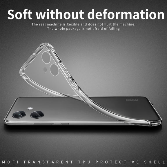 For OPPO K11 MOFI Ming Series Transparent Ultra-thin TPU Phone Case(Transparent)