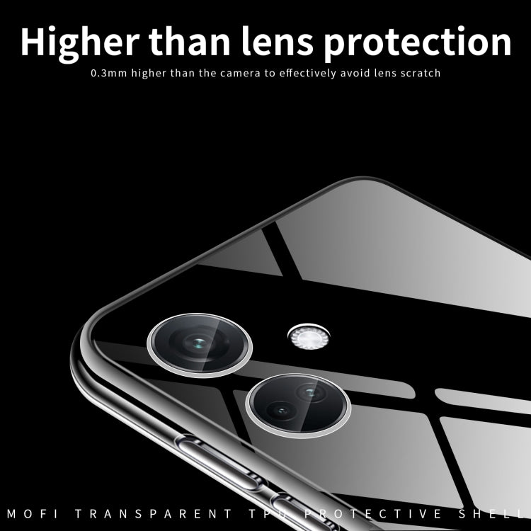 For OPPO K11 MOFI Ming Series Transparent Ultra-thin TPU Phone Case(Transparent)