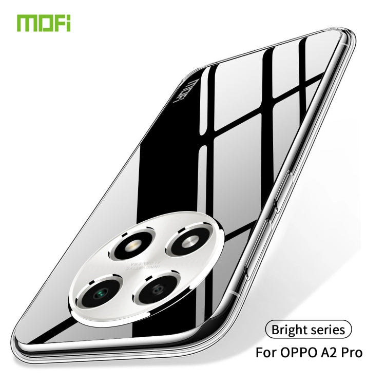 For OPPO A2 Pro MOFI Ming Series Transparent Ultra-thin TPU Phone Case(Transparent)
