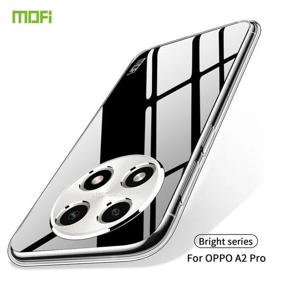 For OPPO A2 Pro MOFI Ming Series Transparent Ultra-thin TPU Phone Case(Transparent)