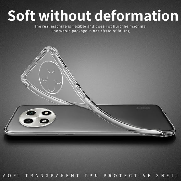 For OPPO A2 Pro MOFI Ming Series Transparent Ultra-thin TPU Phone Case(Transparent)