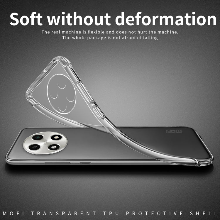 For OPPO A2 Pro MOFI Ming Series Transparent Ultra-thin TPU Phone Case(Transparent)