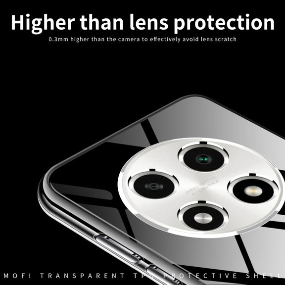 For OPPO A2 Pro MOFI Ming Series Transparent Ultra-thin TPU Phone Case(Transparent)