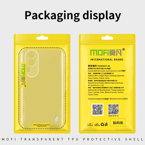 For OPPO A79 5G / A2 MOFI Ming Series Transparent Ultra-thin TPU Phone Case(Transparent)