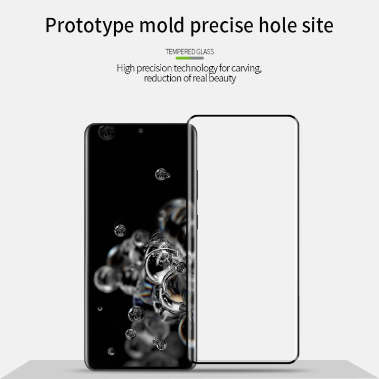 For OnePlus Ace 2 MOFI 9H 3D Explosion-proof Hot Bending Full Screen Tempered Glass Film(Black)