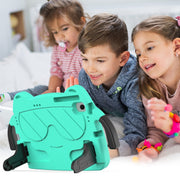 For Lenovo Tab M10 Plus TB-125 2022 Ice Baby EVA Shockproof Hard PC Tablet Case(Mint Green+Black)
