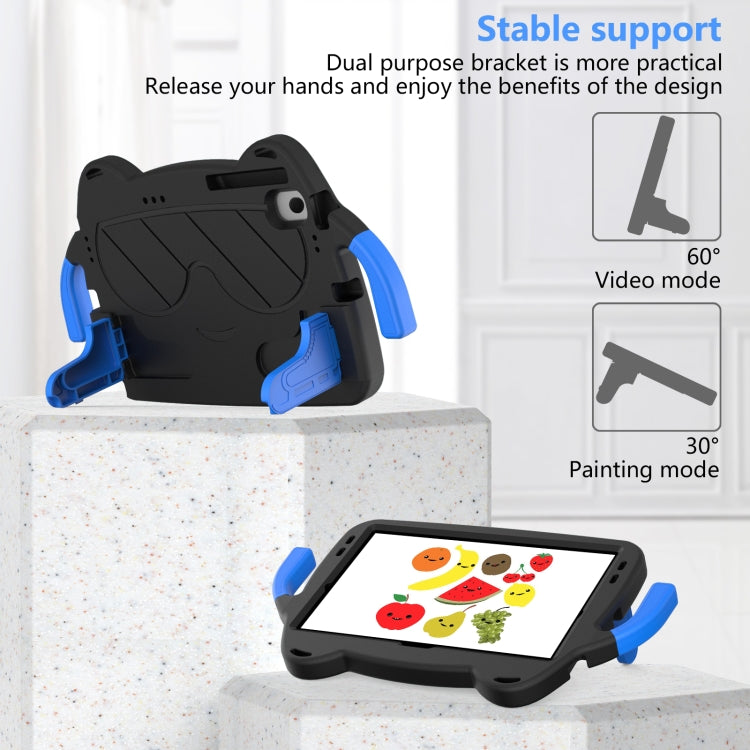 For Huawei Matepad SE 10.4 2023 Ice Baby EVA Shockproof Hard PC Tablet Case(Black+Blue)