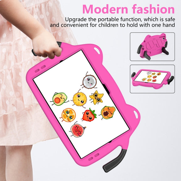 For Huawei Matepad SE 10.4 2023 Ice Baby EVA Shockproof Hard PC Tablet Case(Rose Red+Black)