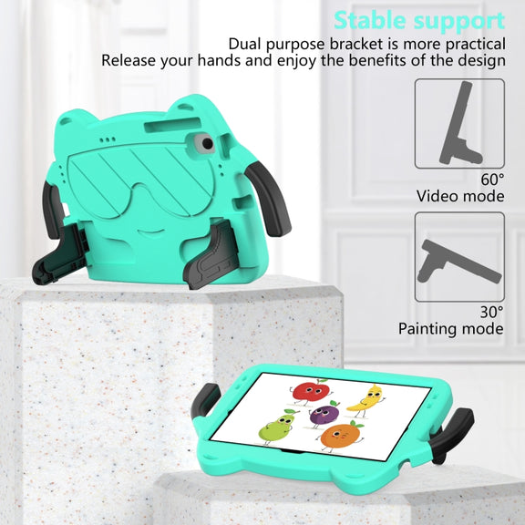 For Huawei Matepad Pro 10.8 2021/2019 Ice Baby EVA Shockproof Hard PC Tablet Case(Mint Green+Black)