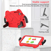 For Nokia T20 10.36 2021 Ice Baby EVA Shockproof Hard PC Tablet Case(Red+Black)