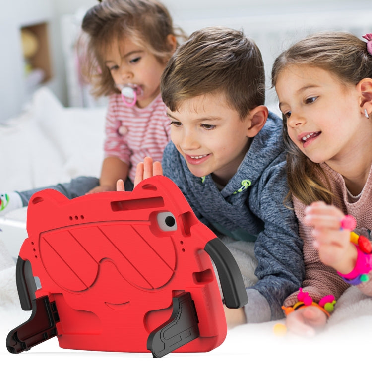 For Nokia T20 10.36 2021 Ice Baby EVA Shockproof Hard PC Tablet Case(Red+Black)