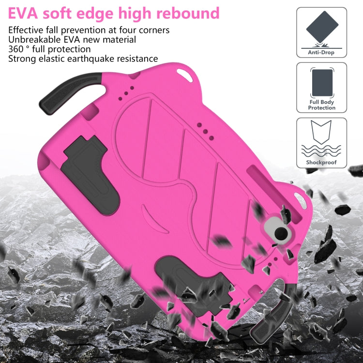 For Nokia T20 10.36 2021 Ice Baby EVA Shockproof Hard PC Tablet Case(Rose Red+Black)