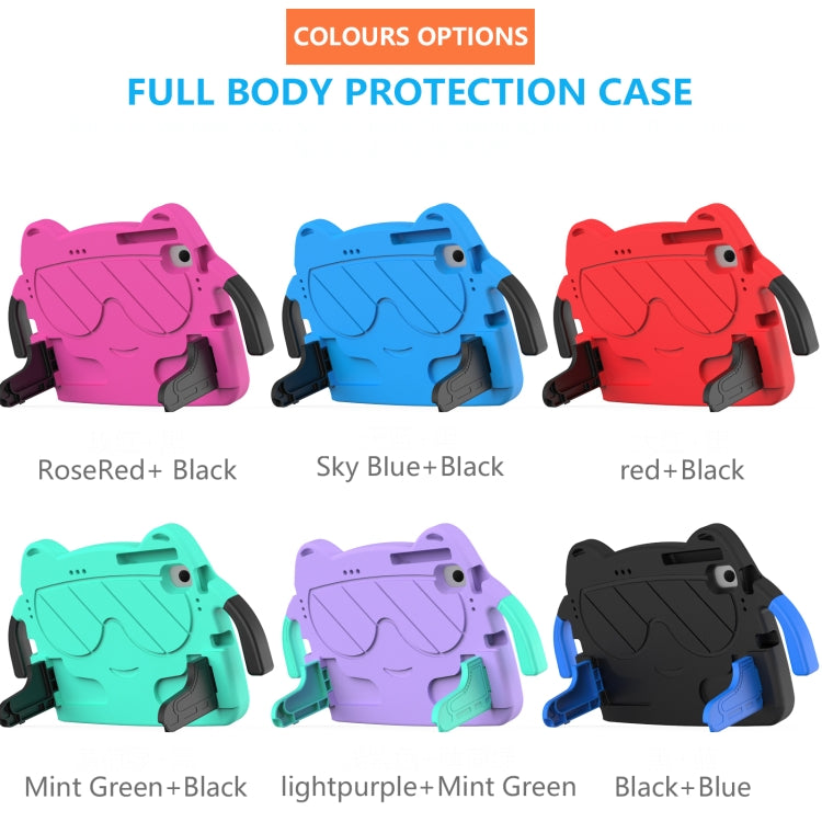 For Huawei Matepad SE 10.4 2023 Ice Baby EVA Shockproof Hard PC Tablet Case(Red+Black)