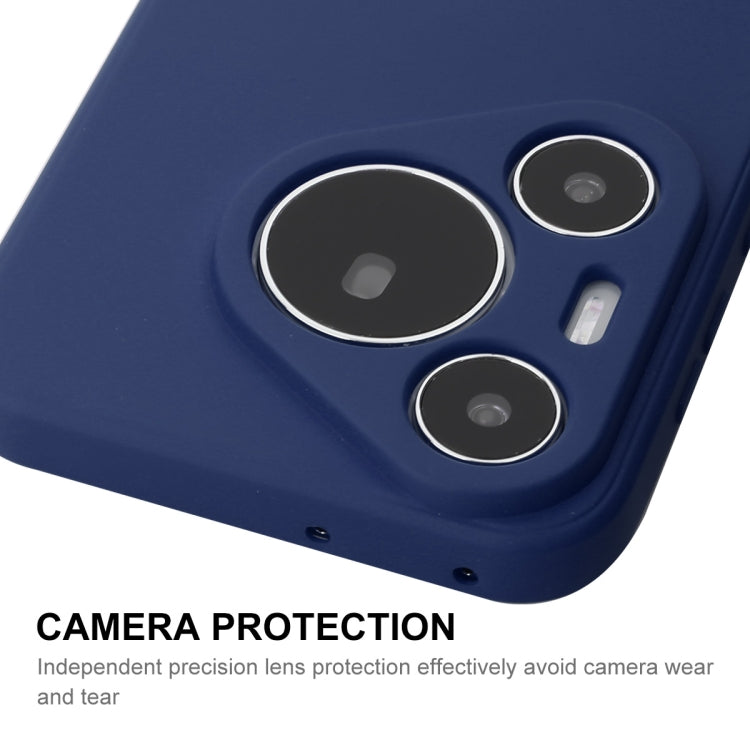 For Huawei Pura 70 ENKAY Hat-Prince Liquid Silicone Shockproof Protective Soft Case(Beige)