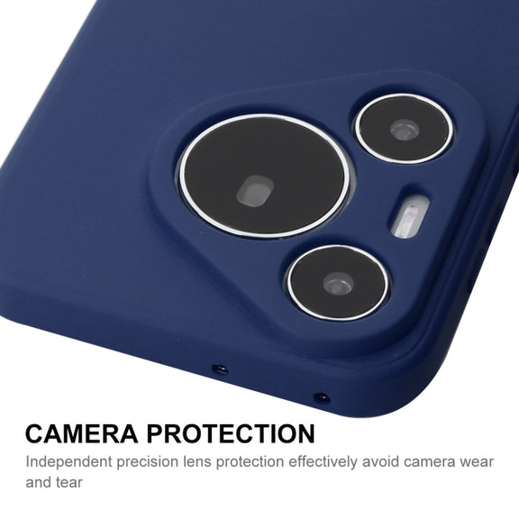 For Huawei Pura 70 ENKAY Hat-Prince Liquid Silicone Shockproof Protective Soft Case(Beige)