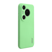 For Huawei Pura 70 ENKAY Hat-Prince Liquid Silicone Shockproof Protective Soft Case(Light Green)