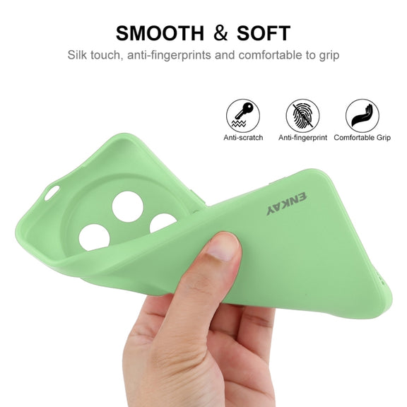 For Xiaomi 14 Ultra ENKAY Hat-Prince Liquid Silicone Shockproof Soft Phone Case(Beige)