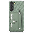 For Samsung Galaxy S21 5G Wristband Kickstand Wallet Back Phone Case with Tool Knife(Green) - Galaxy S21 5G Cases by PMC TechLife | Online Shopping South Africa | PMC TechLife | Buy Now Pay Later Mobicred