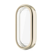 For Xiaomi Mi Band 8 ENKAY Hat-Prince Full Coverage Electroplated Soft TPU Case with Screen Protection(Golden)
