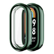 For Xiaomi Mi Band 8 ENKAY Hat-Prince Full Coverage Electroplated Soft TPU Case with Screen Protection(Dark Green) - Watch Cases by ENKAY | Online Shopping South Africa | PMC TechLife | Buy Now Pay Later Mobicred