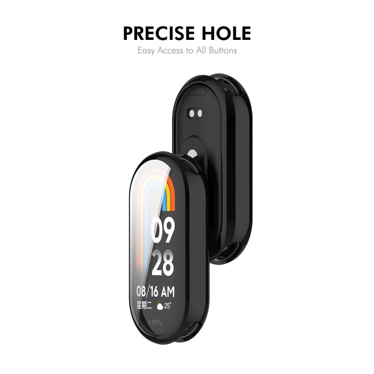 For Xiaomi Smart Band 9 / 9 NFC ENKAY Hat-Prince Full Coverage Transparent Soft TPU Case with Screen Protection