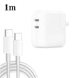 35W PD3.0 USB-C / Type-C Dual Port Charger with 1m Type-C to Type-C Data Cable, US Plug - USB Charger by PMC TechLife | Online Shopping South Africa | PMC TechLife | Buy Now Pay Later Mobicred