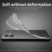 For iPhone 16 MOFI Ming Series Ultra-thin TPU Phone Case(Transparent)