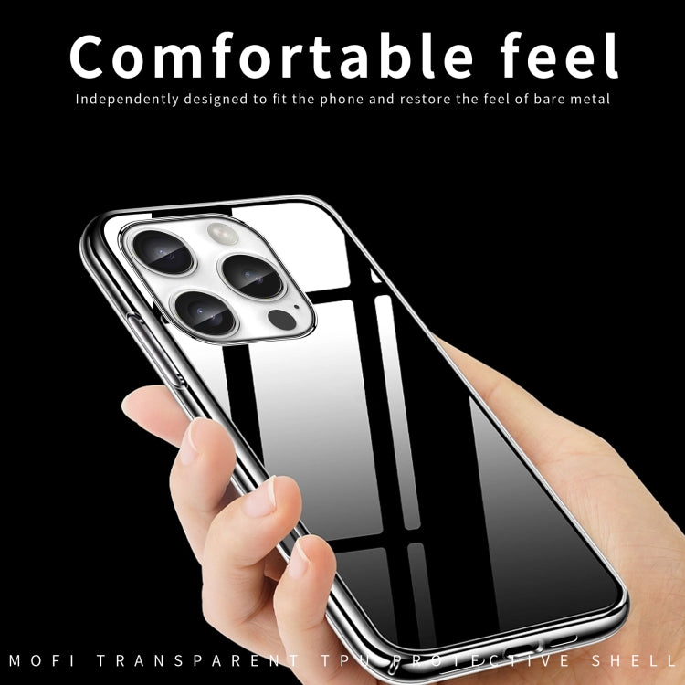 For iPhone 16 Pro Max MOFI Ming Series Ultra-thin TPU Phone Case(Transparent)