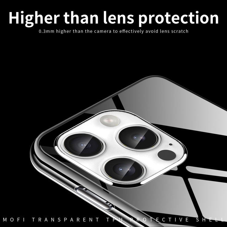 For iPhone 16 Pro Max MOFI Ming Series Ultra-thin TPU Phone Case(Transparent)