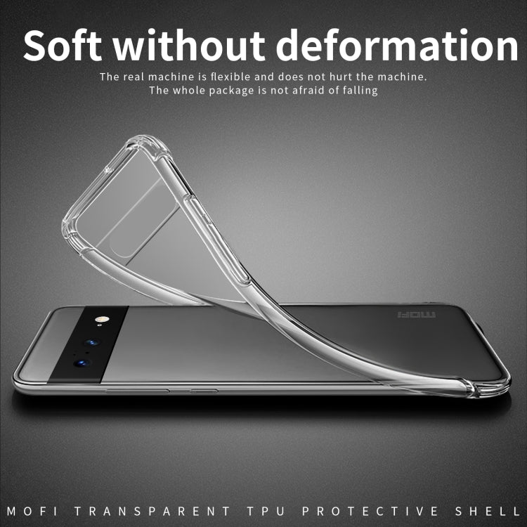 For Google Pixel 8 MOFI Ming Series Ultra-thin TPU Phone Case(Transparent)