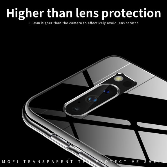 For Google Pixel 8 Pro MOFI Ming Series Ultra-thin TPU Phone Case(Transparent)