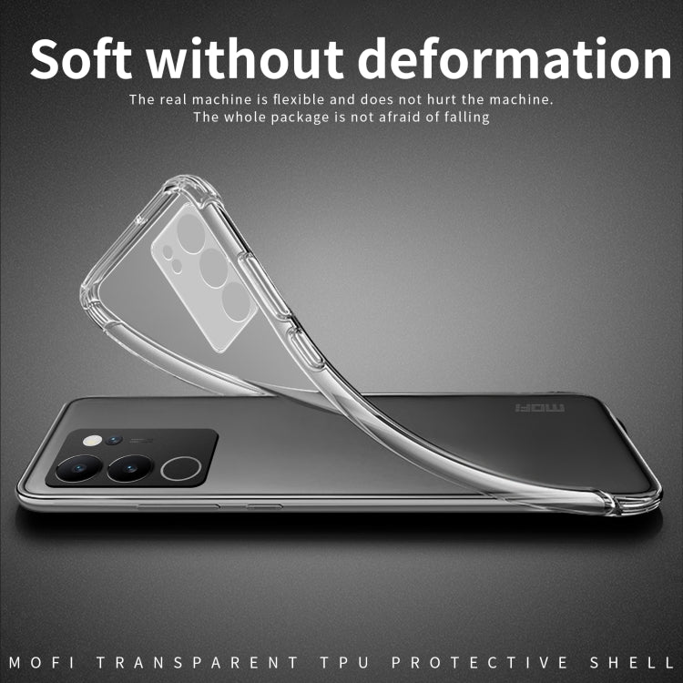 For vivo S17 Pro MOFI Ming Series Ultra-thin TPU Phone Case(Transparent)