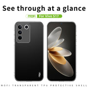 For vivo S17 MOFI Ming Series Ultra-thin TPU Phone Case(Transparent)