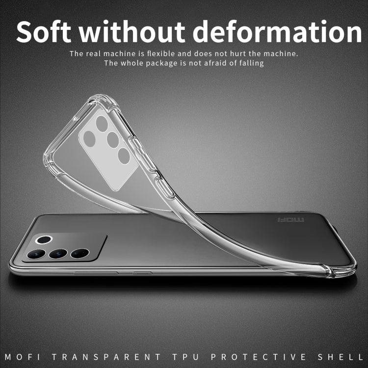 For vivo S17 MOFI Ming Series Ultra-thin TPU Phone Case(Transparent)