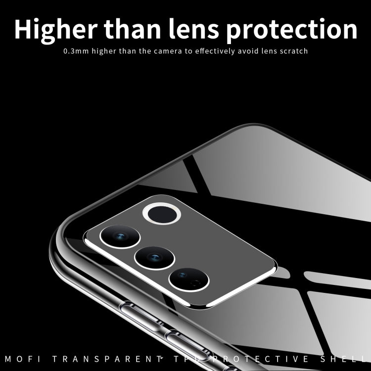 For vivo S17 MOFI Ming Series Ultra-thin TPU Phone Case(Transparent)