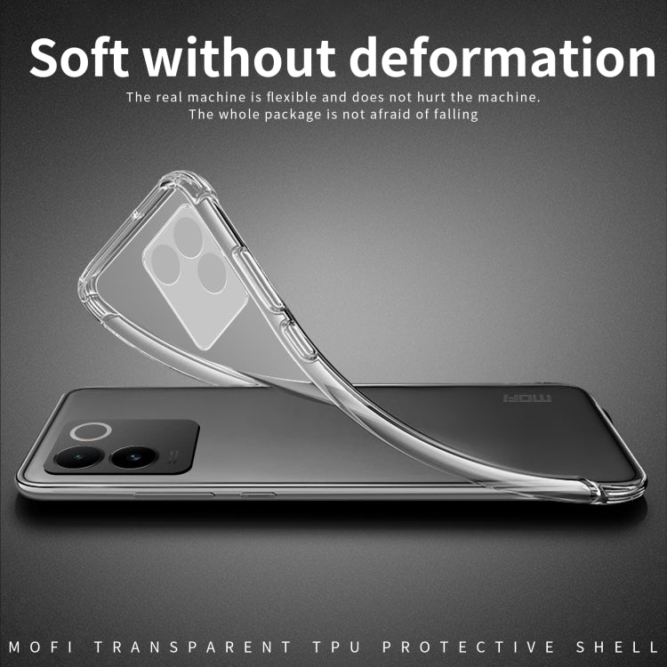 For vivo S17e MOFI Ming Series Ultra-thin TPU Phone Case(Transparent)