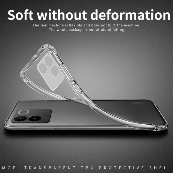 For vivo S17e MOFI Ming Series Ultra-thin TPU Phone Case(Transparent)