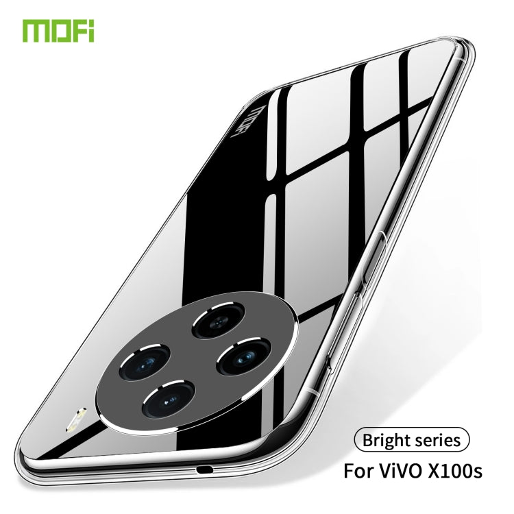 For vivo X100s MOFI Ming Series Ultra-thin TPU Phone Case(Transparent)
