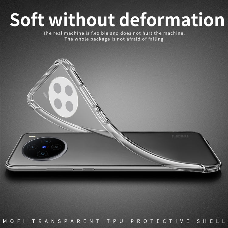 For vivo X100s MOFI Ming Series Ultra-thin TPU Phone Case(Transparent)