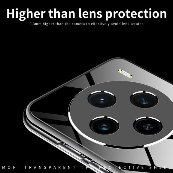 For vivo X100s MOFI Ming Series Ultra-thin TPU Phone Case(Transparent)