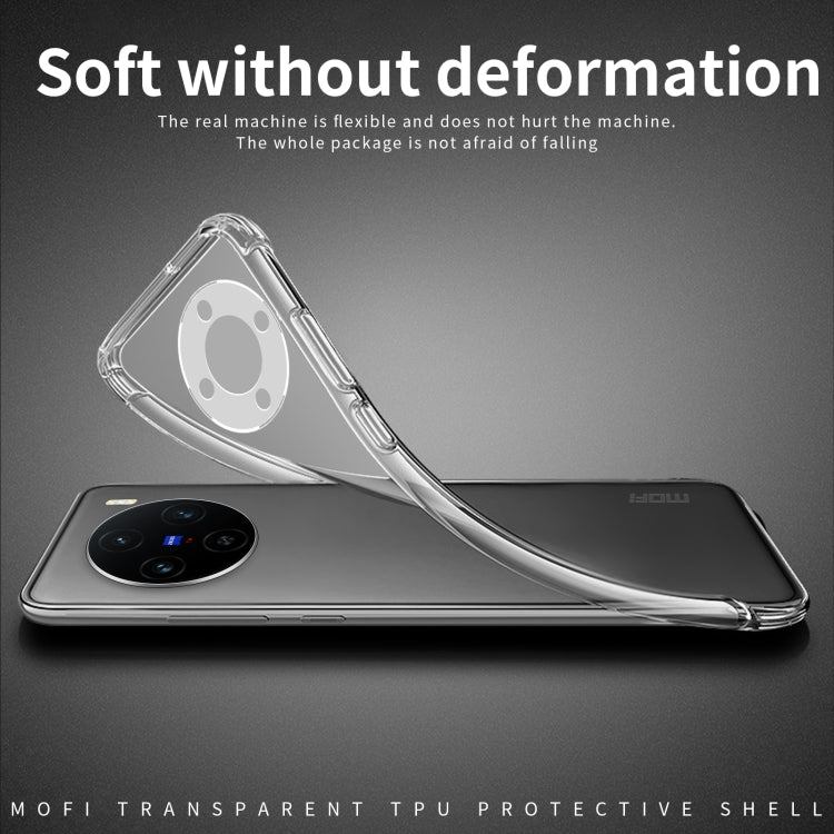 For vivo X200 MOFI Ming Series Ultra-thin TPU Phone Case(Transparent)