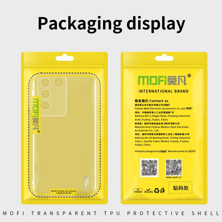 For vivo S17e MOFI Ming Series Ultra-thin TPU Phone Case(Transparent)